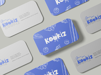 Business Card for Kookiz adobe illustrator adobe photoshop brand brand identity branding business card design graphic design illustration logo product typography vector
