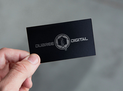 Dubree Digital Business Card branding business card logo photographer photography branding photoshop professional skeleton vector