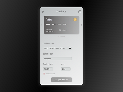 credit card checkout page 2d creditcard dailyui figma graphicdesign illustration minimal skeuomorphism uidesign