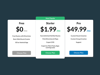 Pricing Table flat plans plans and pricing pricing pricing table routes rungo table