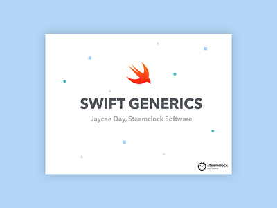 Simple First Slide for Swift keynote me powerpoint presentation product slide slides swift ui ux