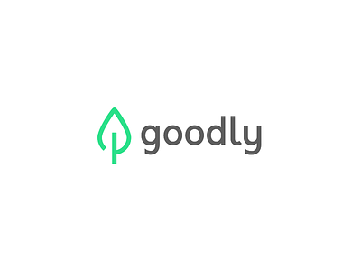 Goodly Logo 🍃 app bright eco environment good green illustration leaf logo sustainable ui ux