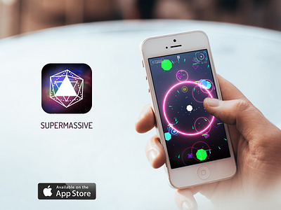 Supermassive Launch fun futuristic game geometric ios launch mobile space
