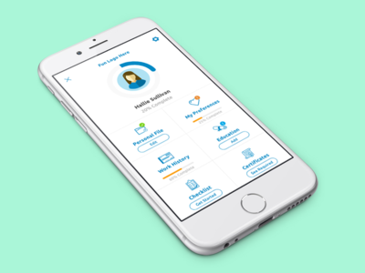 Profile Overall Progress and Widgets