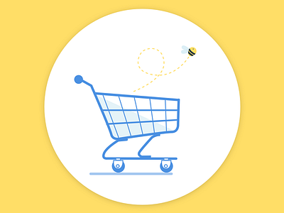 Empty Shopping Cart Illustration