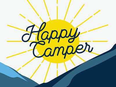 Happy Camper Mug Design