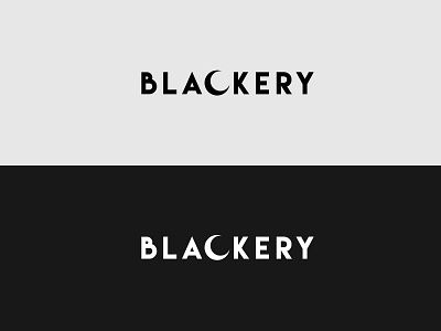 Blackery Logo Light Dark design graphic design logo vector