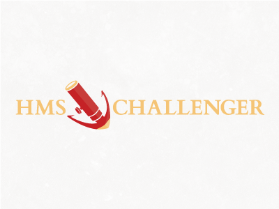 Branding for the HMS Challenger branding challenger logo mark