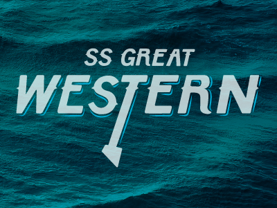 Day 4: SS Great Western boat branding daily identity logo ship