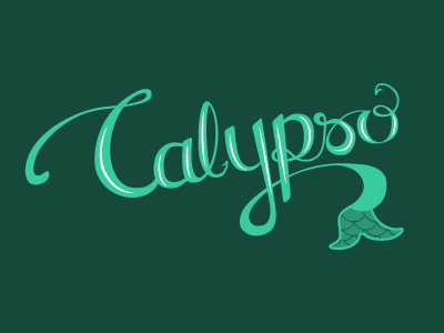 Calypso Ship boat branding daily greek identity logo ship