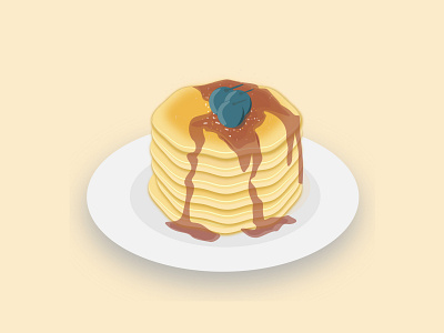 Food Illustration - Pancake