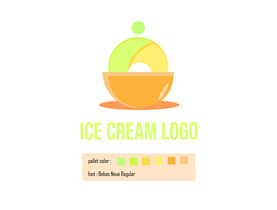Ice Cream logo Simple branding chocolate design design art food illustration icon illustration illustration art logo logo design logo food logotype ui vector