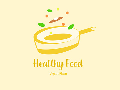 Healthy Food Logo Simple app branding design design art icon logo typography ui ux vector