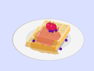 Cake berry branding cake design design art flat design food illustration illustration vector vector illustration