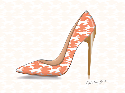 Pattern Pumps colorful design evening fashion footwear footwear design heels illustration pattern sketch