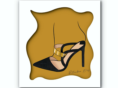 Footwear design footwear design illustration