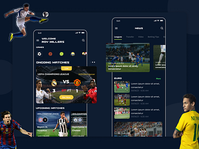 Sports Betting App Design Concept