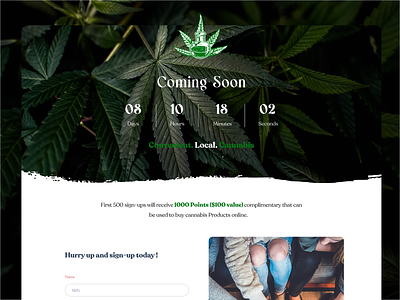 COMING SOON LANDING PAGE.