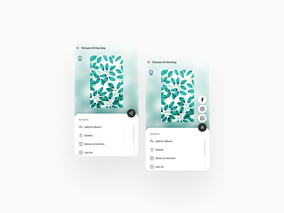 Social Share - Daily Design Challenge design mobile ui uiuxdesign ux