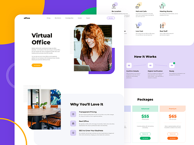Office Home page clean ui design e commerce homepage icons interface landing page minimalism ui uidesign ux uxdesign web webdesign website