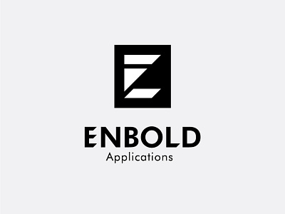 ENBOLD Applications branding design flat logo logodesign logodesigner minimal typography ui
