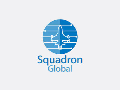 Squadron Global Logo brand branding brandmark design flat icon illustrator logo logodesign logodesigner logomark minimal typography