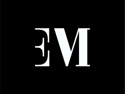 Elegant Luxury Logo | EM Logo apparel logo branding brandmark elegant fashion logo logo logodesign logodesigner logomark luxurious luxury minimal
