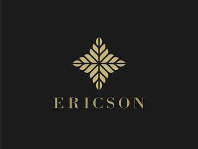 Elegant logo design | ERICSON branding brandmark elegant elegant logo logo logodesign logodesigner logomark luxury logo minimal minimal logo