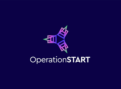 Logo design | OperationSTART branding brandmark logo logodesign logodesigner logomark minimal organization youth led