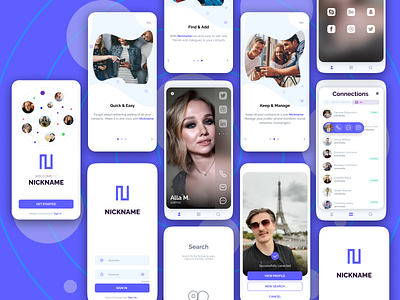 Nickname - Mobile app mobile app mobile app design mobile ui product design ui ux
