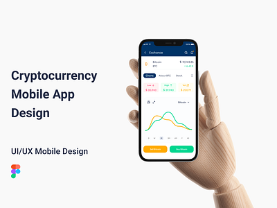 UI/UX Cryptocurrency Mobile App Design bitcoin blockchain branding cryptocurrency design ethereum figma illustration i̇dentity i̇nvestment money onlinepayment payment ui uiux uiuxdesign userexperience userinterface wallet webdesign