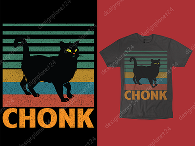 Cat T-shirt Design.