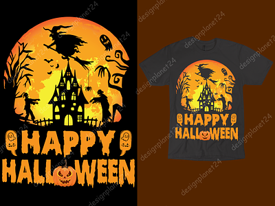 Halloween T-shirt Design.