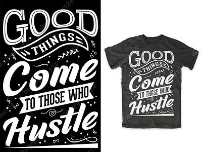 Typographic T-shirt Design.