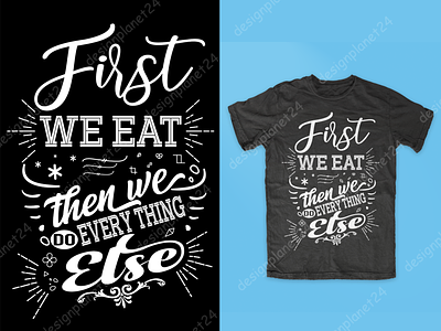 Typographic T-shirt Design.