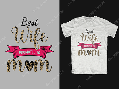 Typography T-shirt Design. 3d animation art brand design branding design family graphic design illustration logo merch by amazon merch by amazon shirts minimal motion graphics t shirt design tshirt design typography ui vintage wife