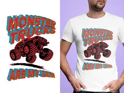 Monster Truck T-shirt Design