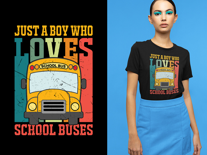 School Bus Tshirt designs, themes, templates and downloadable graphic ...