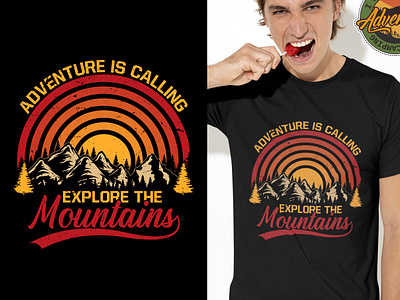 Vintage Adventure T-shirt Design