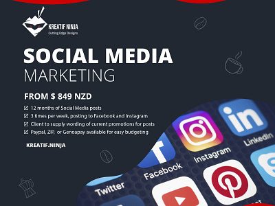 Social Media Promotion branding graphic design illustration vector