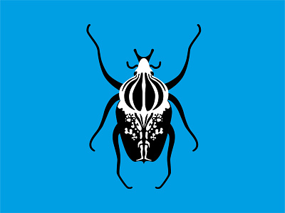 Beetle - Goliathus Orientalis animals beetles branding bugs closeup drawing graphic design icon illustration illustrator insects logo nature sign vector
