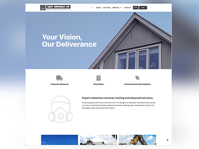 Grey Removals Ltd / Website Design branding design graphic design logo ui ux website design wordpress