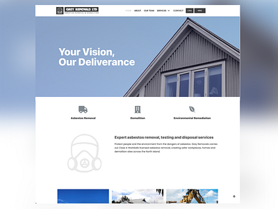 Grey Removals Ltd / Website Design