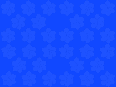 flower pattern blue