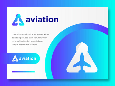 A for aviation logo air aircraft airplane aviation blue fly icon illustration jet logo plane shape sign sky symbol transport transportation travel vector wing