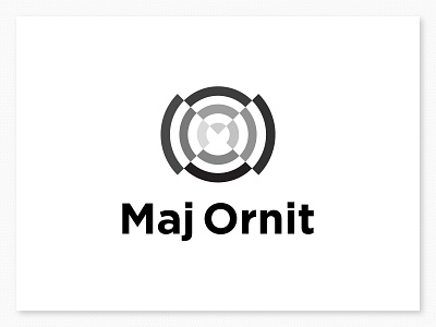 M+O letter creative Logo icon with circle shape