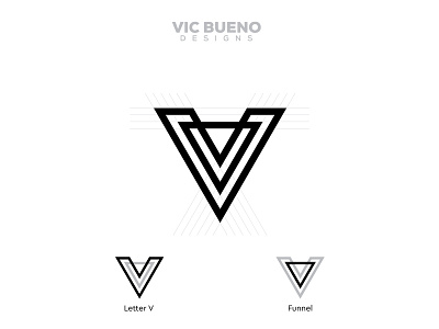 Vic Bueno Designs Logo branding icon illustrator logo logo design logo designer logodesign logos logotype vector