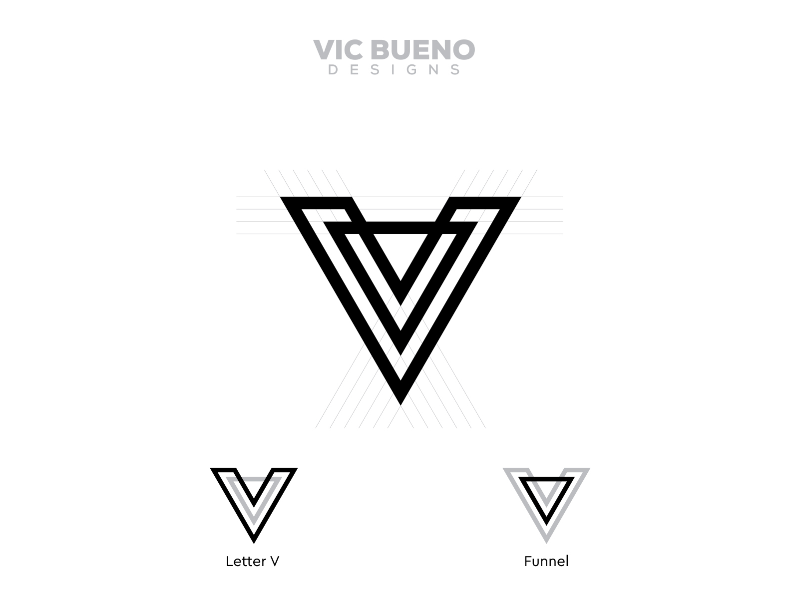 Vic Bueno Designs Logo by Victor Bueno on Dribbble