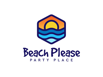 Beach Please Logo branding identity illustration illustrator logo logo design logo designer logodesign logos logotype