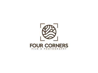 Four Corners Film and Photography - Full Logo branding design icon illustrator logo logo design logo designer logodesign logos logotype